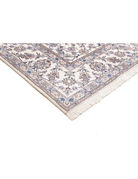 Rug Nain Kashmar Persia 250x302 Ivory Cream Blu