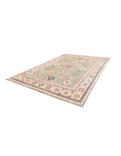 Tappeto Kazak Co Afgahnistan 250x352 Verde Salv 2