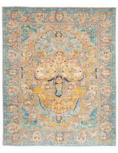 Rug Shahi Fine 206x250 Light Blue Golden Yellow