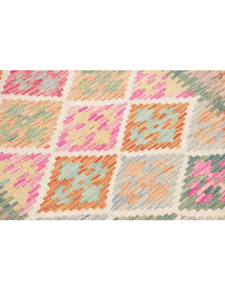 Kilim 99x200 Cm Kilim, Afghanistan, Hand-carded Wool warp: