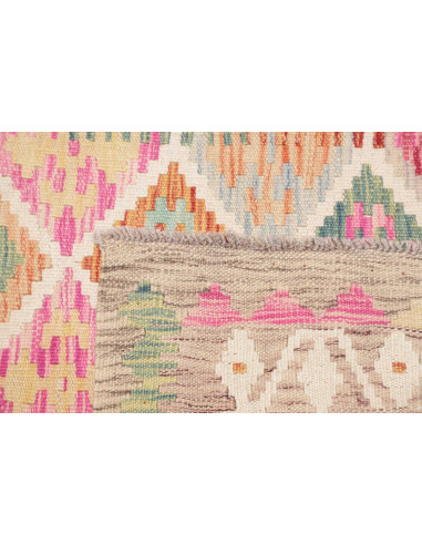 Kilim 99x200 Cm Kilim, Afghanistan, Hand-carded Wool warp: