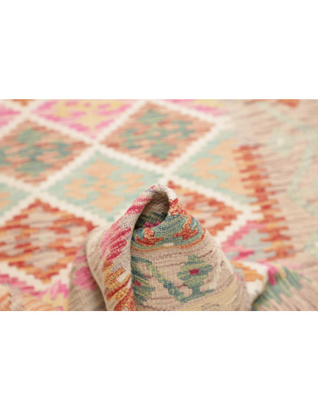 Kilim 99x200 Cm Kilim, Afghanistan, Hand-carded Wool warp: