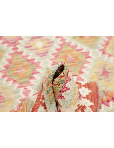Kilim 102x192 Cm Kilim Afghanistan, Lana Cardata A Mano