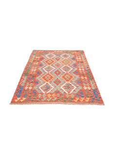 Kilim 126x176 Cm Kilim, Afghanistan, Hand-carded Wool, 0.3 2