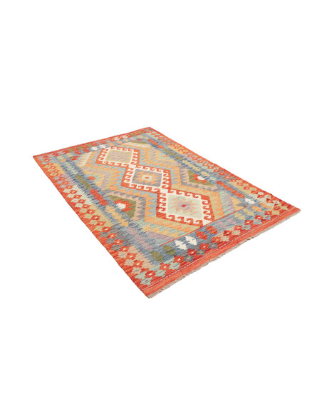 Kilim 123x173 Cm Kilim Afghanistan Hand-carded Wool warp