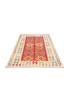 Kilim 120x174 Cm Kilim. Afghanistan. Hand-carded Wool warp: 2