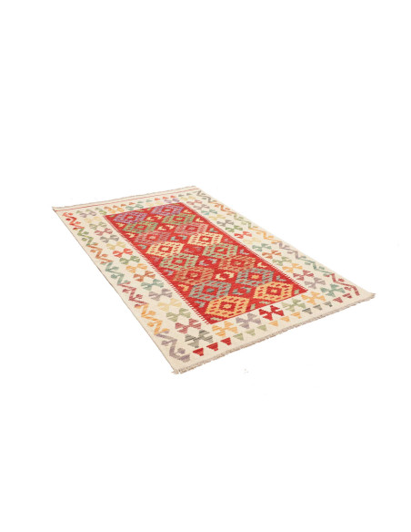 Kilim 120x174 Cm Kilim. Afghanistan. Hand-carded Wool warp: