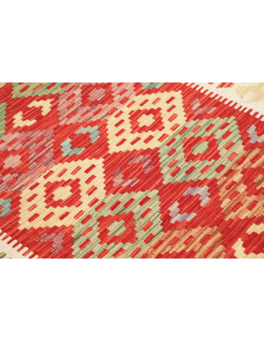 Kilim 120x174 Cm Kilim. Afghanistan. Hand-carded Wool warp: