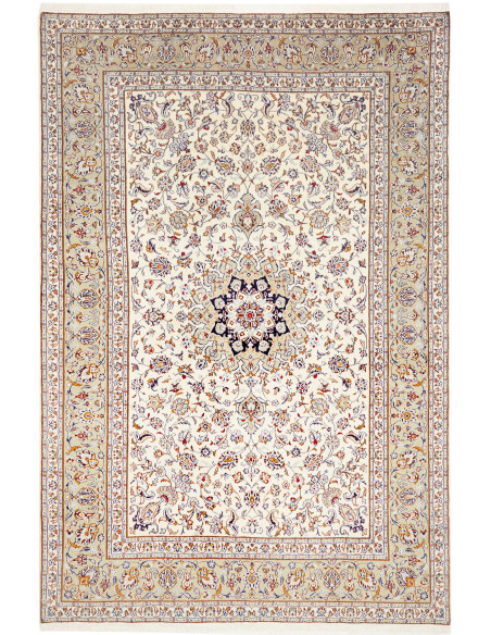 Kashan 200x300 Cm Kashan, Persia, Hand-carded Wool warp: