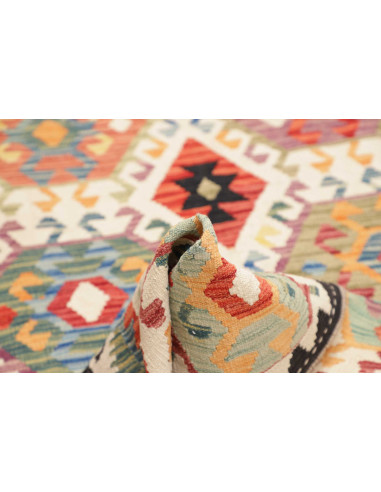 Kilim 123x182 Cm Kilim, Afghanistan, Hand-carded Wool warp: