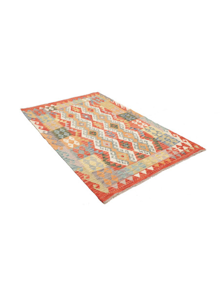 Kilim 124x183 Cm Kilim Afghanistan Lana Cardata A Mano