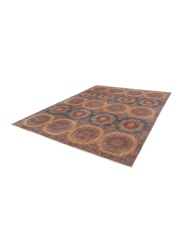 Rug Mamlouk Pakistan 244x306 Terracotta Teal