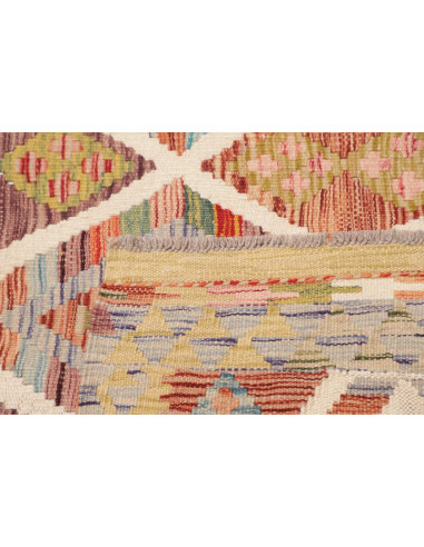 Kilim 124x204 Cm Kilim, Afghanistan, Lana Cardata A Mano