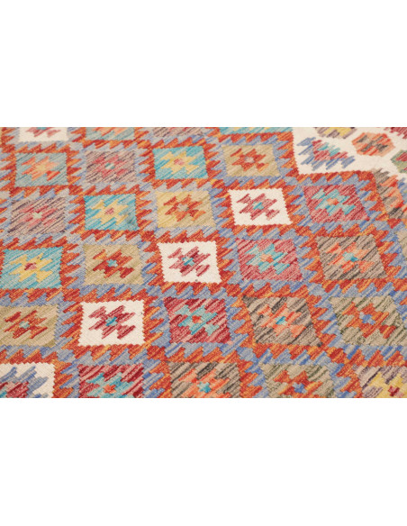 Kilim 127x192 Cm Kilim, Afghanistan, Hand-carded Wool warp: