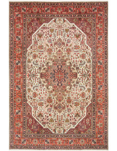 Tabriz 200x300 Cm Tabriz Persia Lana Cardata A Mano ordito