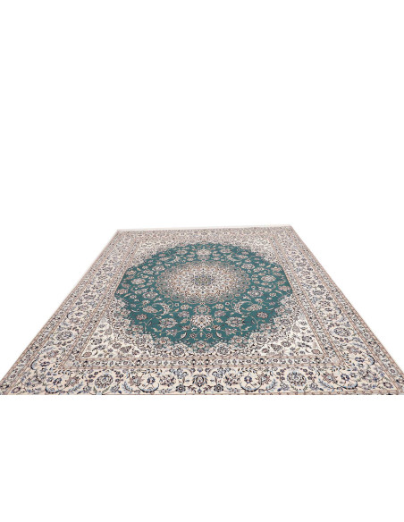 Nain 6la 259x312 Cm Nain 6la, Persia, Lana Cardata A Mano E