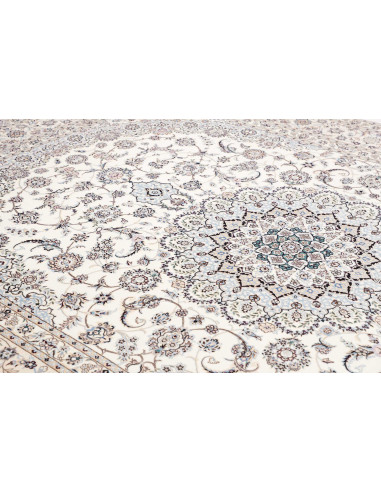 Nain 6la 252x356 Cm Nain 6la Persia, Lana Cardata A Mano E
