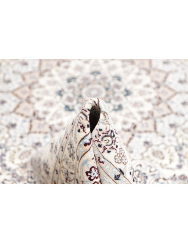 Nain 6la 252x356 Cm Nain 6la Persia, Hand-carded Wool And