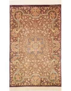 Ghom Seta 77x121 Cm Ghom Seta, Persia, 100% Seta