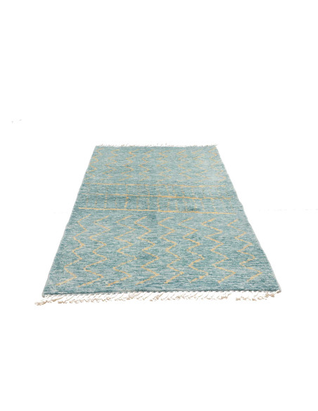 Tappeto Gabbeh Marrakech Pakistan 119x179 Blu A