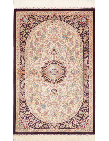 Ghom Seta 79x122 Cm Ghom Seta Persia Seta 100% Annodato A