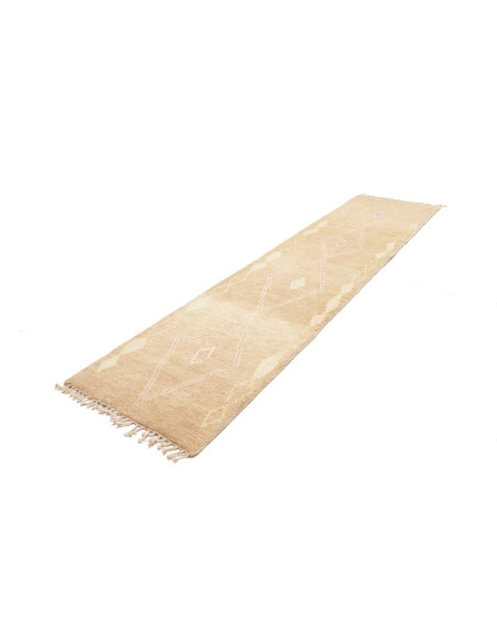 Rug Gabbeh Marrakech Pakistan 79x316 Light Beig