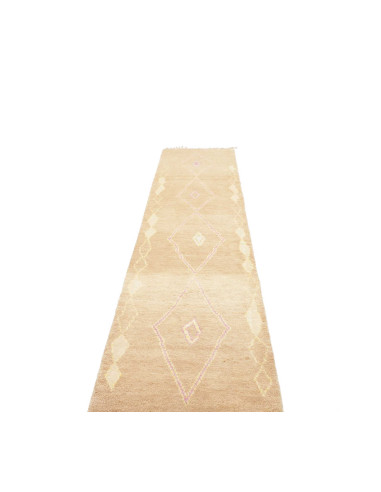 Rug Gabbeh Marrakech Pakistan 79x316 Light Beig