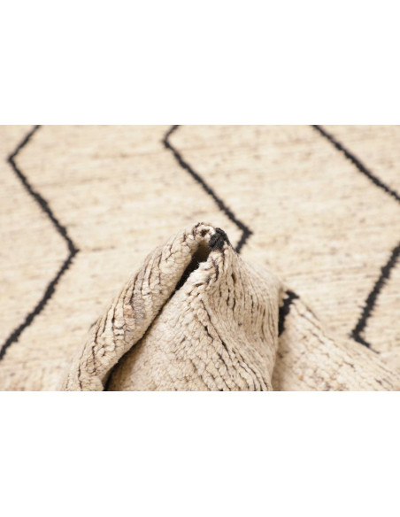 Rug Gabbeh Marrakech Pakistan 108x303 Cream Lig