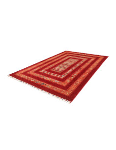 Rug Siva Pakistan 209x308 Scarlet Red Orange Te 2