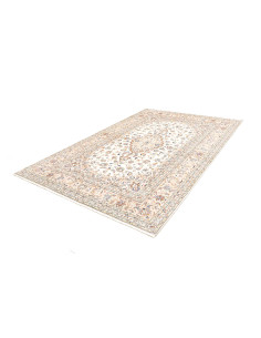 Tappeto Kashan Persia 196x293 Beige Panna Blu C 2