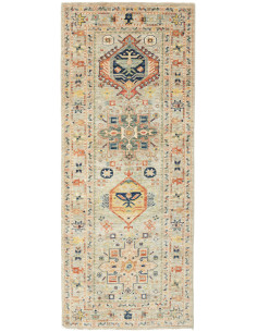 Rug Tribal Pakistan maroon beige 78x196