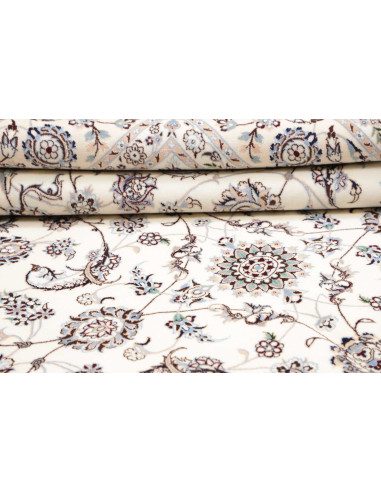 Nain 6la 205x302 Cm Nain 6la, Persia, Hand-carded Wool And