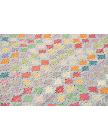 Kilim 152x197 Cm Afghan Kilim Hand-carded Wool Cotton Warp