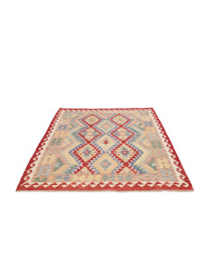 Kilim 158x196 Cm Kilim Afghanistan, Lana Cardata A Mano 2
