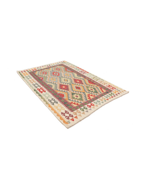 Kilim 153x210 Cm Kilim, Afghanistan, Lana Cardata A Mano