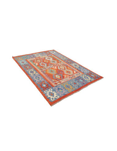 Kilim 148x197 Cm Kilim Afghanistan. Hand-carded Wool cotton