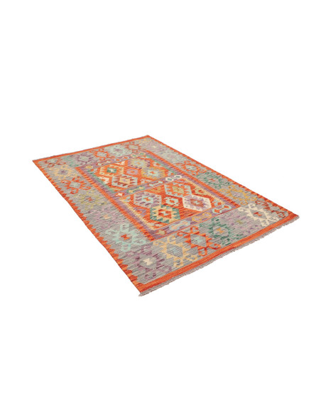 Kilim 136x196 Cm Kilim Afghanistan Hand-carded Wool cotton