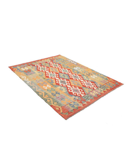 Kilim 153x202 Cm Kilim Afghanistan Hand-carded Wool Cotton