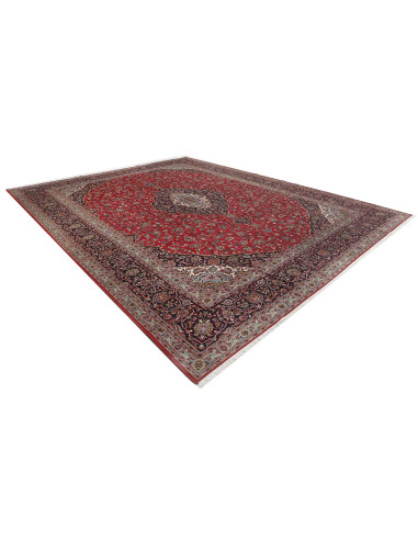 Kashan 392x500 Cm Kashan, Persia, Hand-carded Wool warp:
