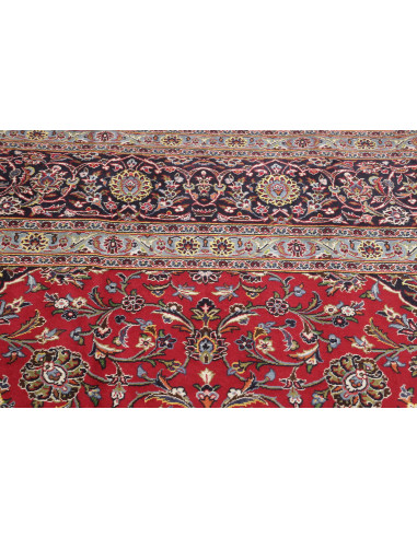 Kashan 392x500 Cm Kashan, Persia, Hand-carded Wool warp: