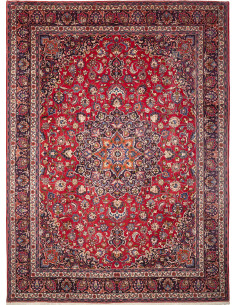 Mashad 290x392 Cm Mashad, Persia, Hand-carded Wool warp: