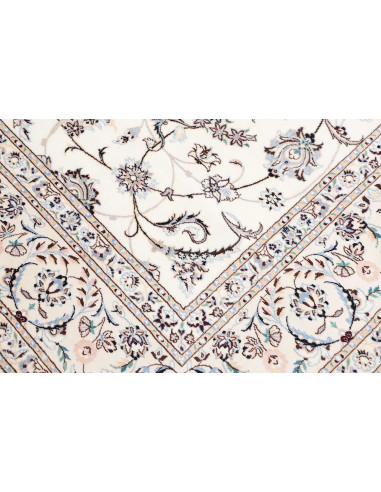Nain 6la 200x210 Cm Nain 6la, Persia, Lana Cardata A Mano E