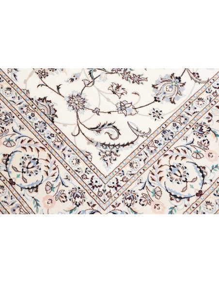 Nain 6la 200x210 Cm Nain 6la, Persia, Lana Cardata A Mano E