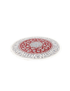 Nain Kashmar 195x195 Cm Nain Kashmar, Persia, Hand-carded 2