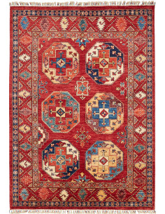 Tappeto Samarkand Pakistan marrone arancione 81x292