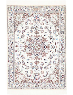 Nain 6la 86x123 Cm Nain 6la, Persia, Lana Cardata A Mano E