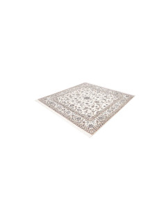 Nain 6la 204x205 Cm Nain 6la, Persia, Hand-carded Wool And 2