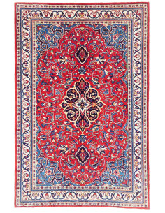Sarough 105x160 Cm Sarough, Persia, Lana Cardata A Mano,