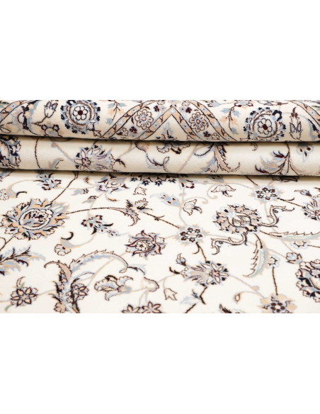 Nain 6la 204x205 Cm Nain 6la, Persia, Hand-carded Wool And