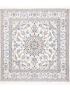 Nain Kashmar 192x200 Cm Nain Kashmar, Persia, Hand-carded